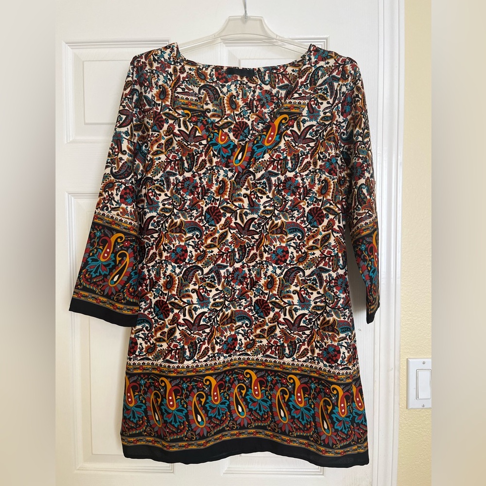 M.Fredric 100% Silk Dress